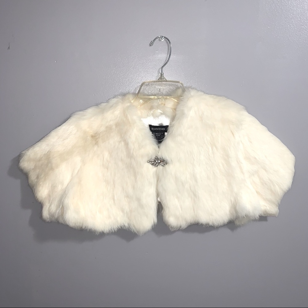 💎 Bebe Fur Shawl Cape 💎